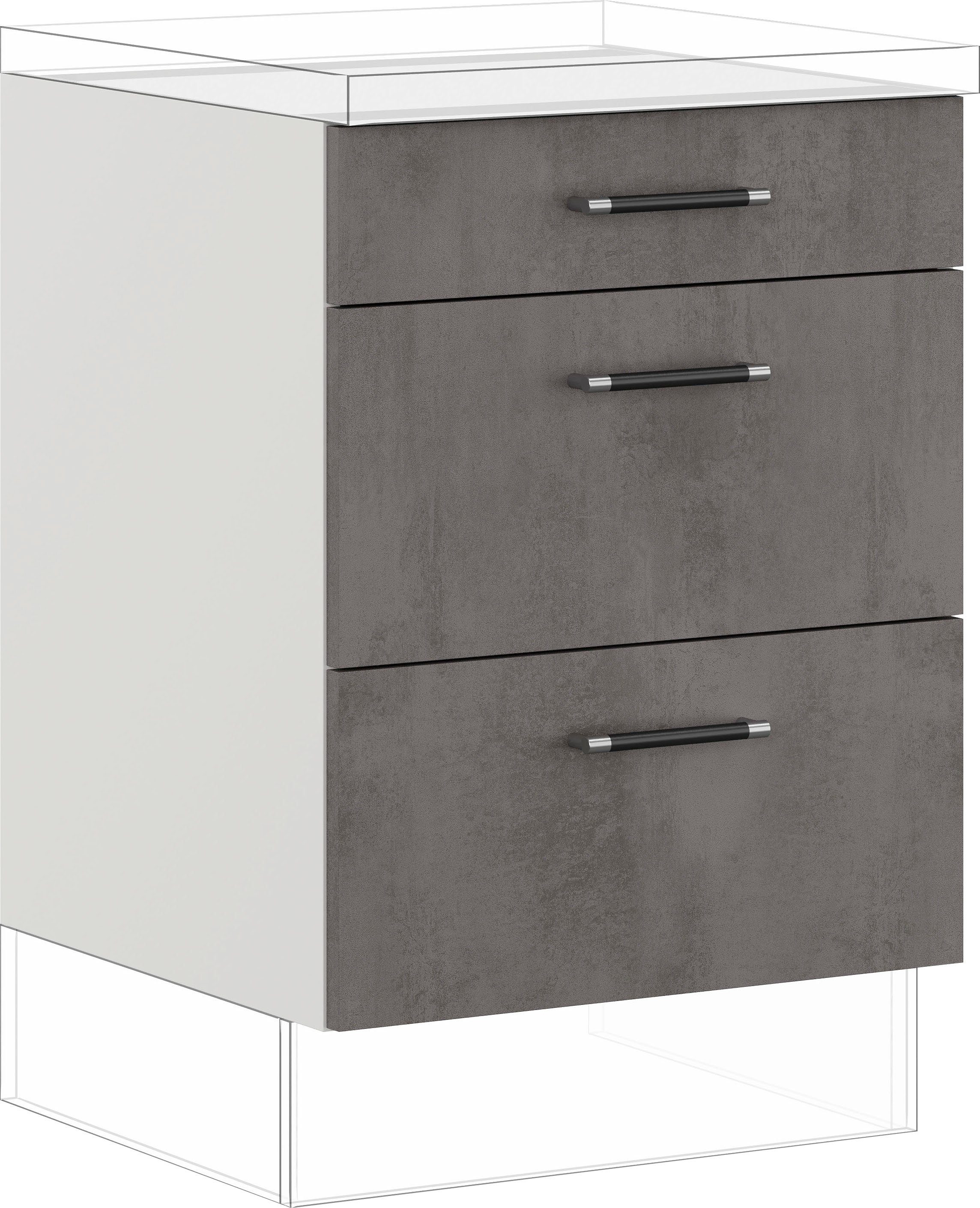 IMPULS KÜCHEN Unterschrank "Prag und Valencia", Breite/Höhe: 60/72,3 cm vor günstig online kaufen