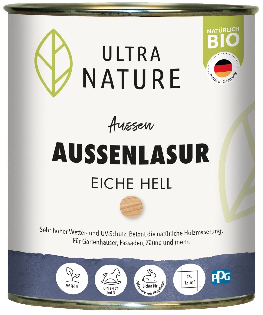 ULTRA NATURE Lasur Ultra Nature Außenlasur 750 ml eiche hell