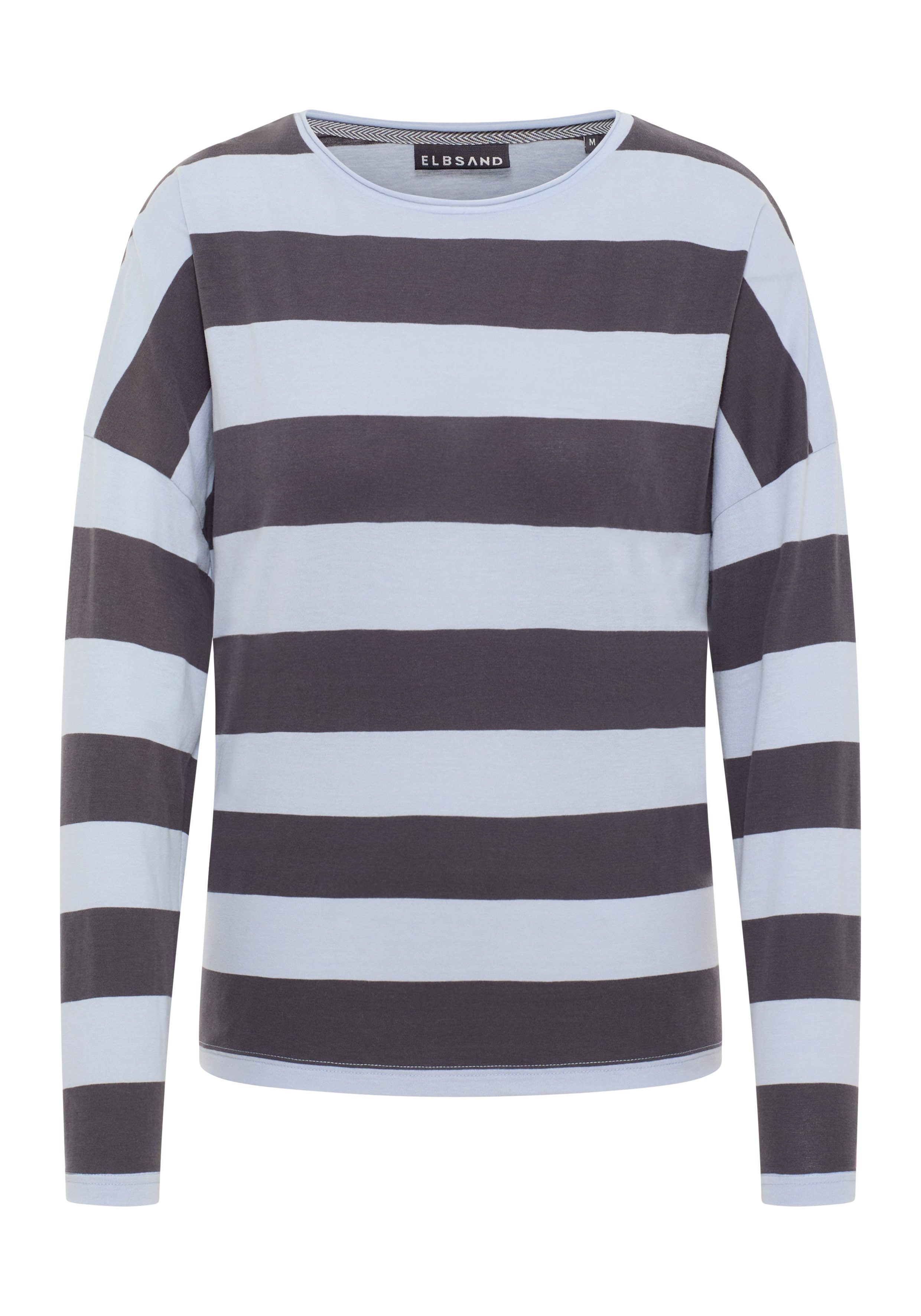 Elbsand Langarmshirt Milia breiter Ausschnitt, locker geschnitten