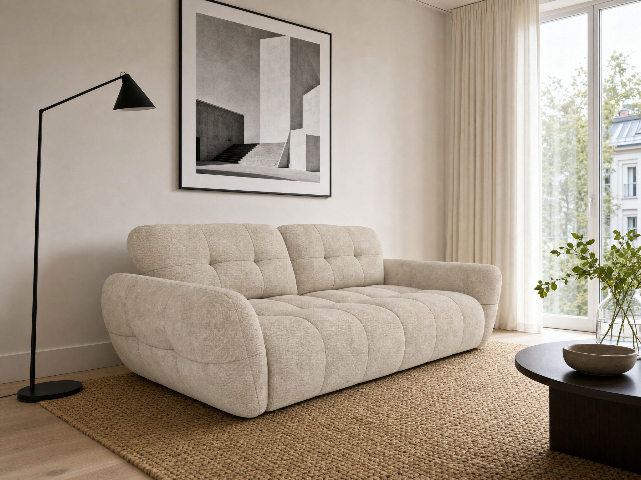 foamnova Big-Sofa Vannes, Lounge-Sofa, B: 272cm, XXL Sofa, auch als Dauerschläfer nutzbar