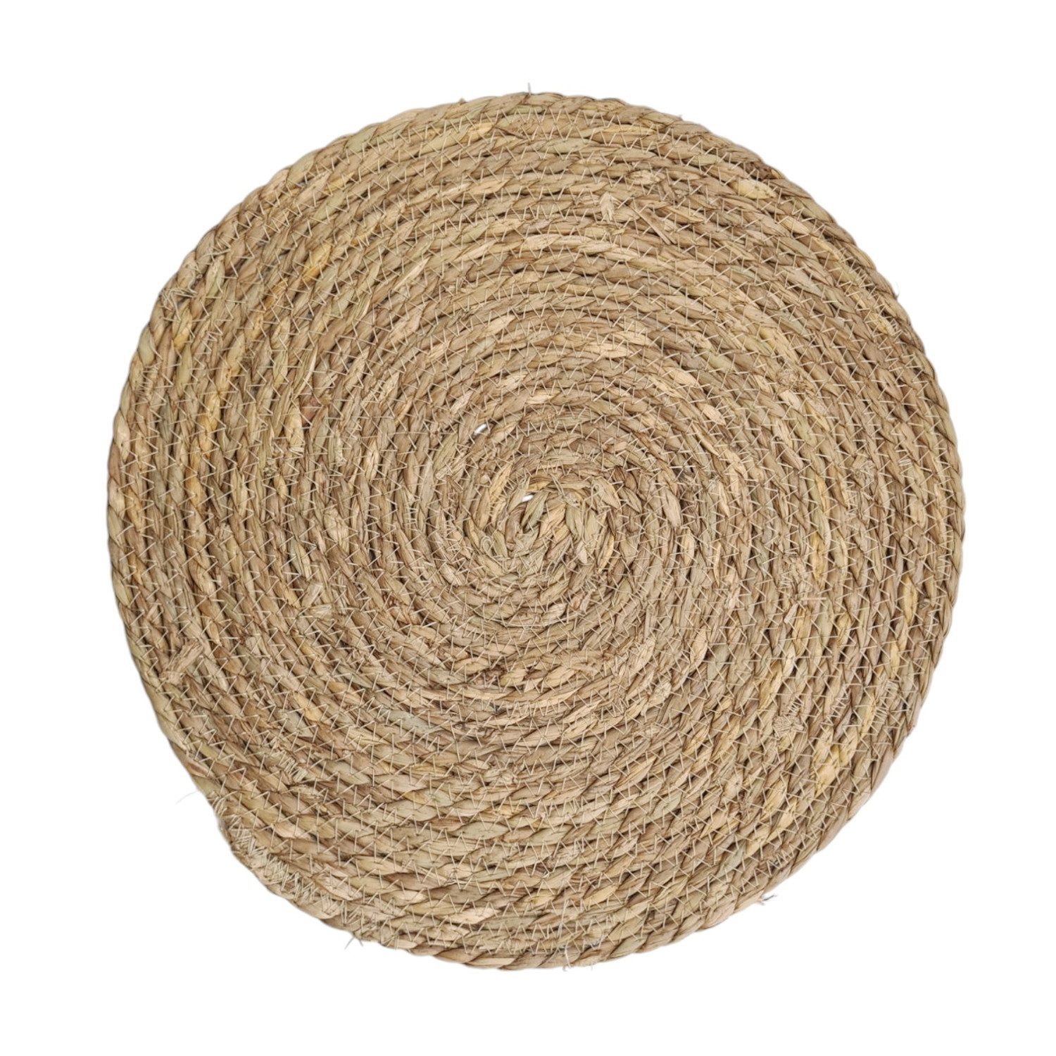 Macosa Home Platzset 4 Stk. Stroh rund Braun Naturfarben Platzmatten Strohm günstig online kaufen