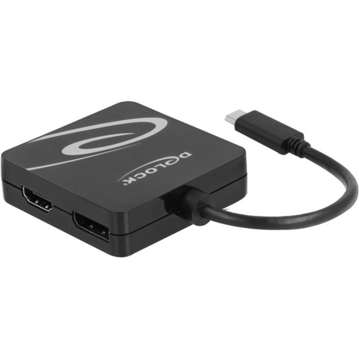 Delock USB Adapter USB-C Stecker > VGA + HDMI + DVI + DisplayPort Buchse Computer-Kabel