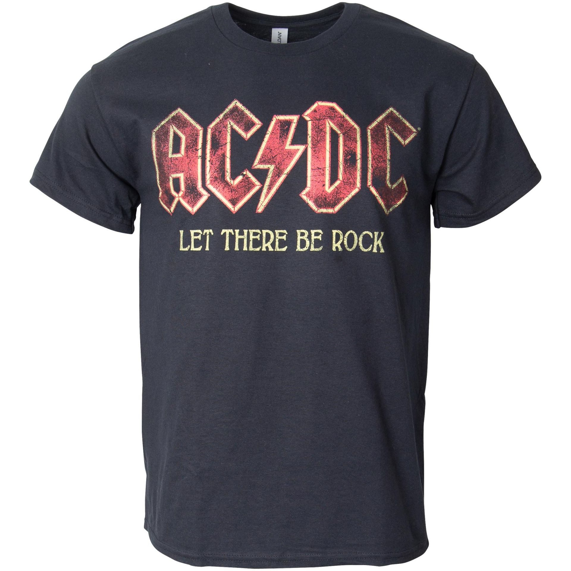 AC/DC T-Shirt Sounds Light Drums Guitar Rückenaufdruck