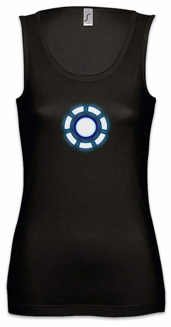 Tanktop Arc Reactor II Ärmelloses Damen T-Shirt Iron Tony Stark Mark Man