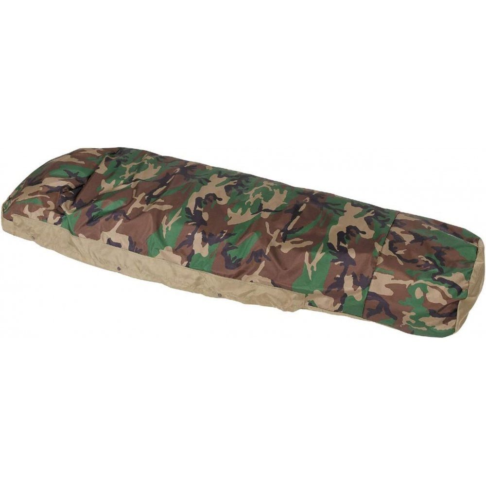Schlafsack Schlafsacküberzug Modular 3-Lagen Laminat mit Reißverschluss woodland