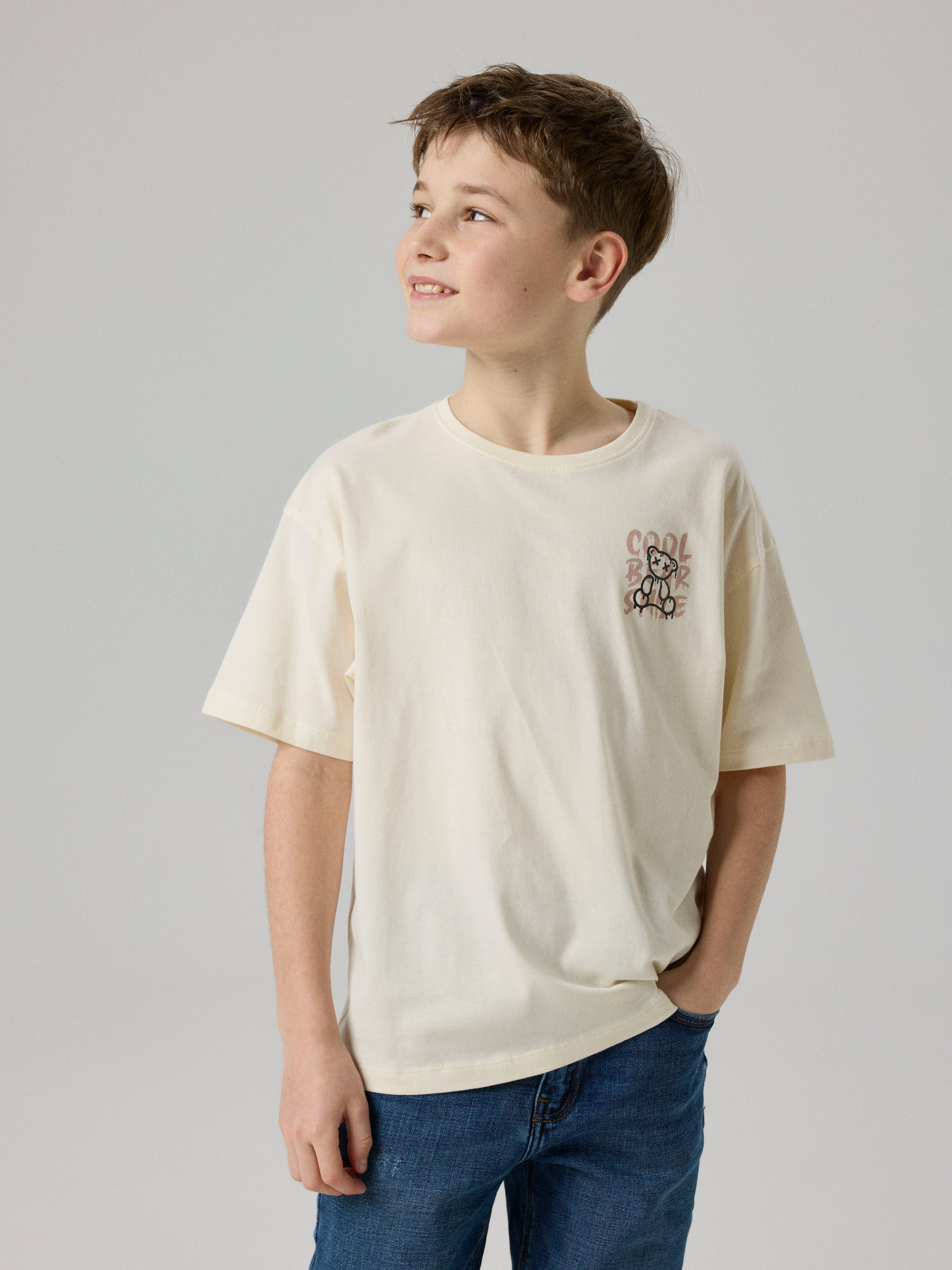 Name It Kurzarmshirt NKMKEMUEL SS RLX TOP BOX PS NOOS Baumwolle