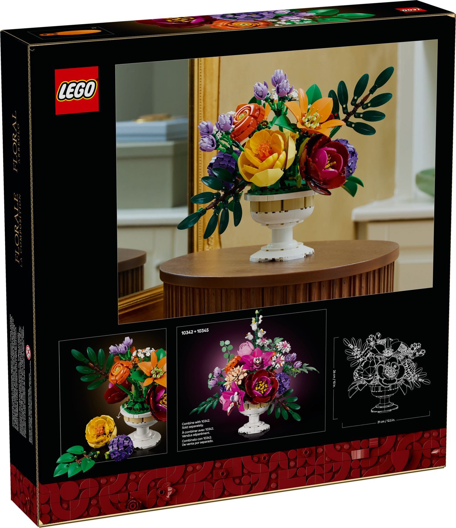 LEGO® LEGO® Icons 10345 Blumengesteck Konstruktionsspielsteine – Bild 2 von 3