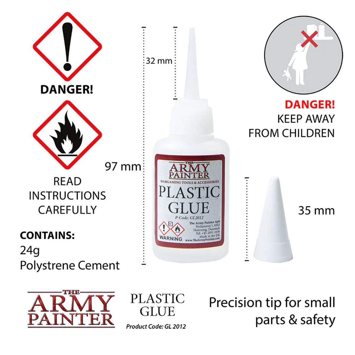 Army Painter Malpinsel Plastic Glue - Kunststoffkleber