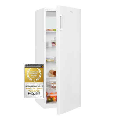 exquisit Vollraumkühlschrank KS320-V-H-040E, 142.6 cm hoch, 54.4 cm breit, XL-Kühlschrank mit reichlich Platz für Ihr Kühlgut