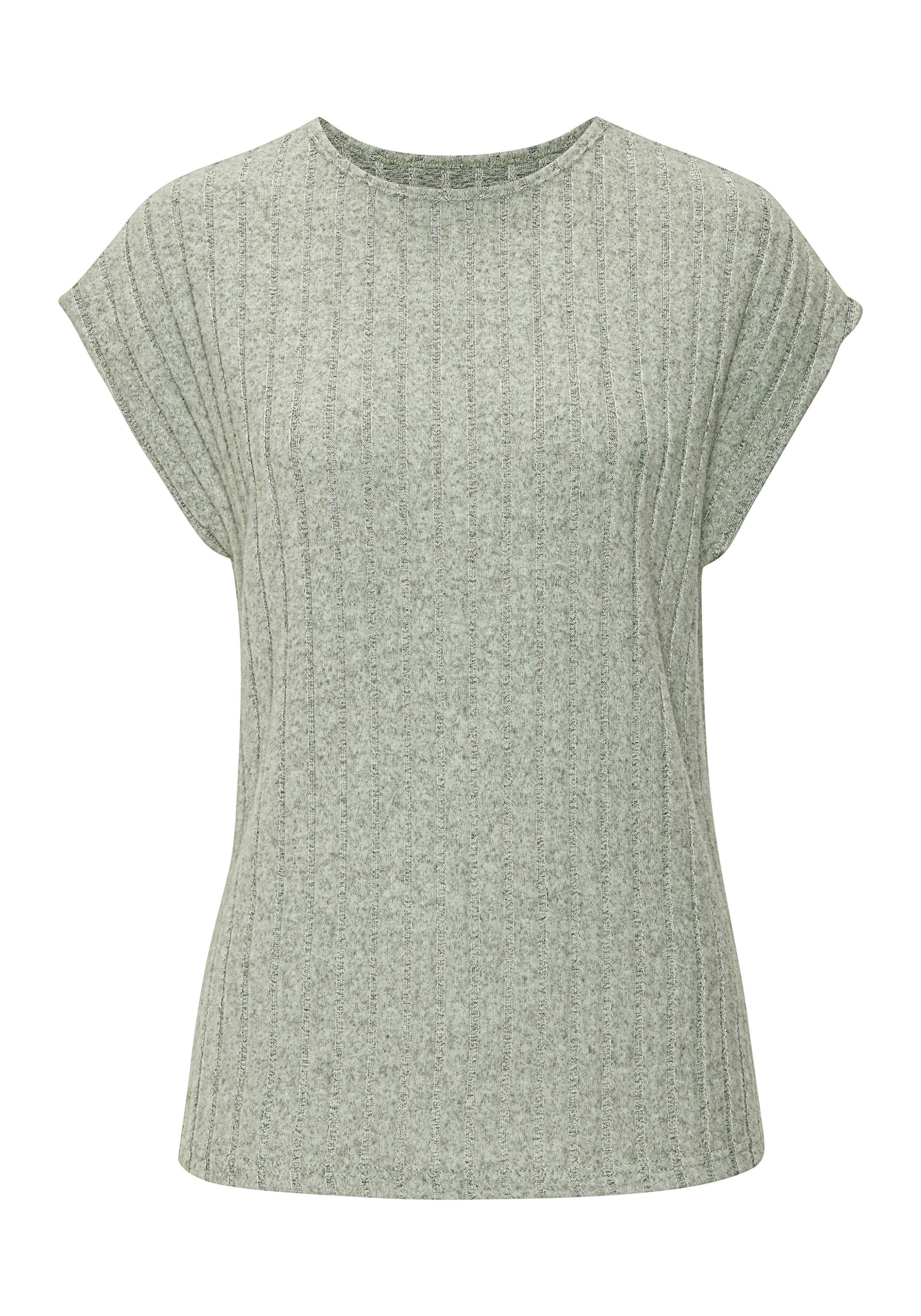 Vivance by Lascana Kurzarmshirt aus kuscheliger Rippware mit flauschigem Griff kuscheliges T-Shirt, Rippshirt aus weicher Jerseyware, lässig. € 19,99