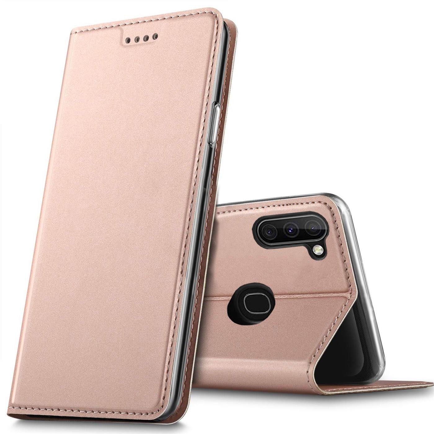 CoolGadget Handyhülle Magnet Case Handy Tasche für Samsung Galaxy M11 6,4 Zoll, Hülle Klapphülle Ultra Slim Flip Cover für Samsung M11 Schutzhülle