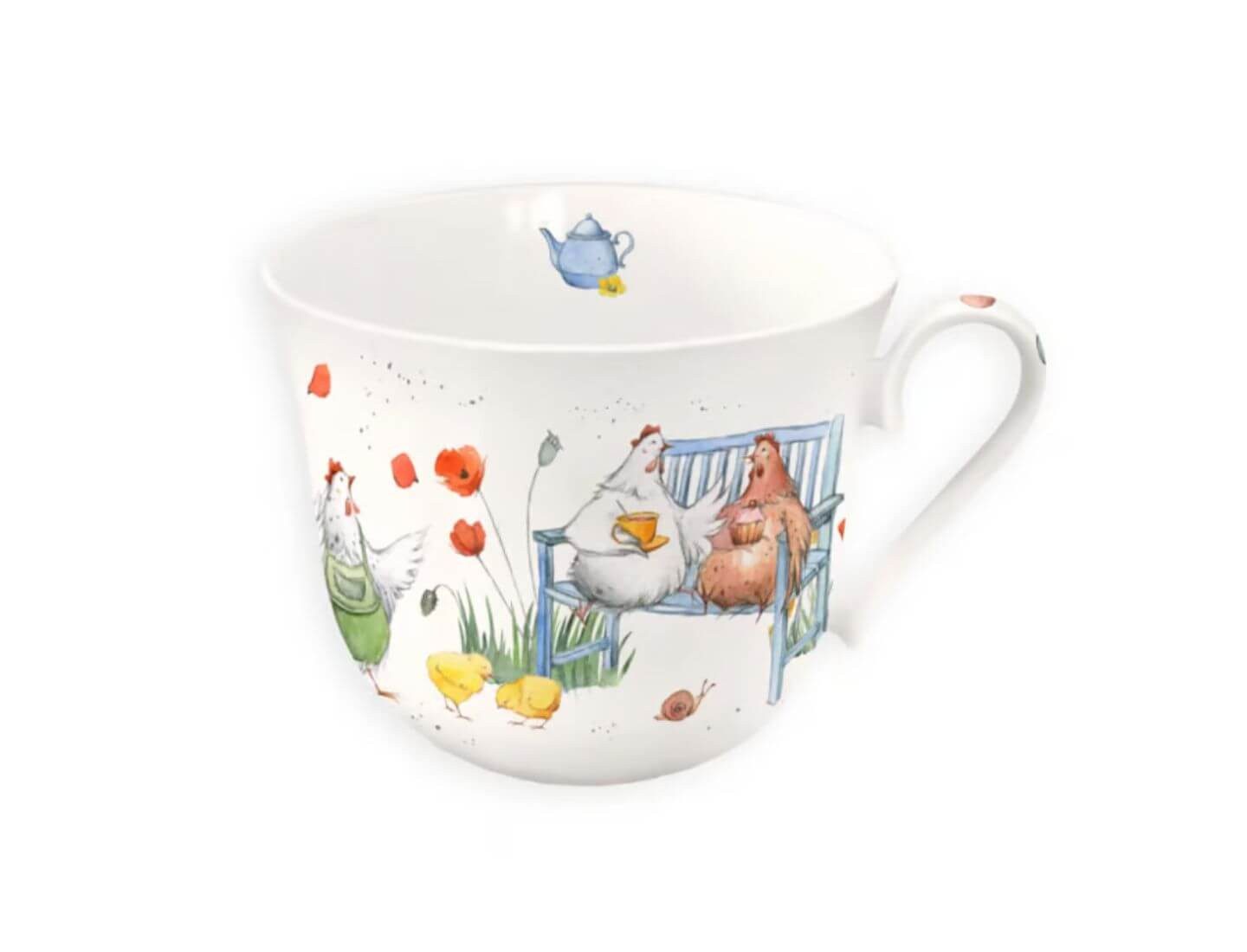 Grätz Verlag Osterfigur Lieblingstasse - Hühnerbande