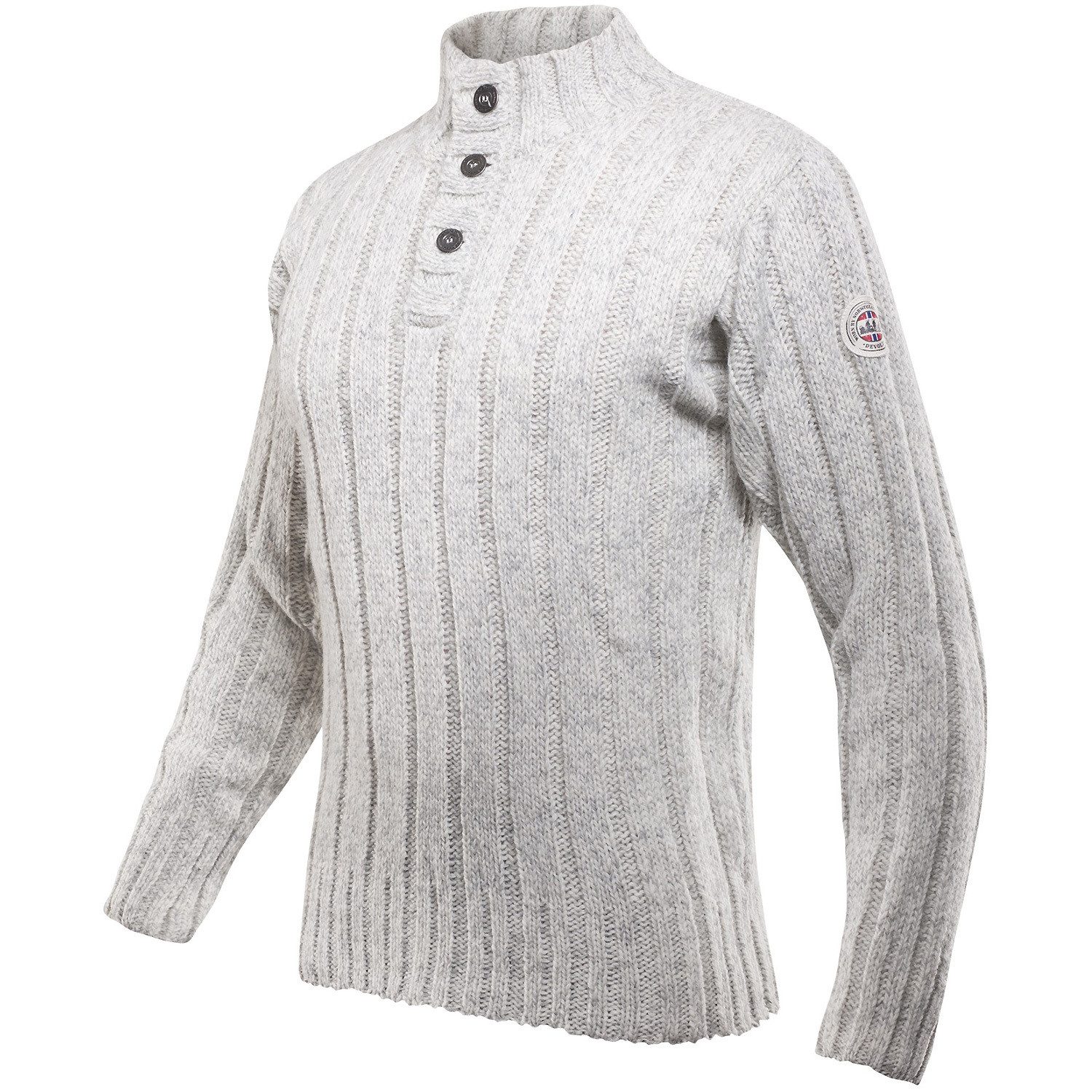 Longsleeve Rollkragen NANSEN WOOL BUTTON NECK