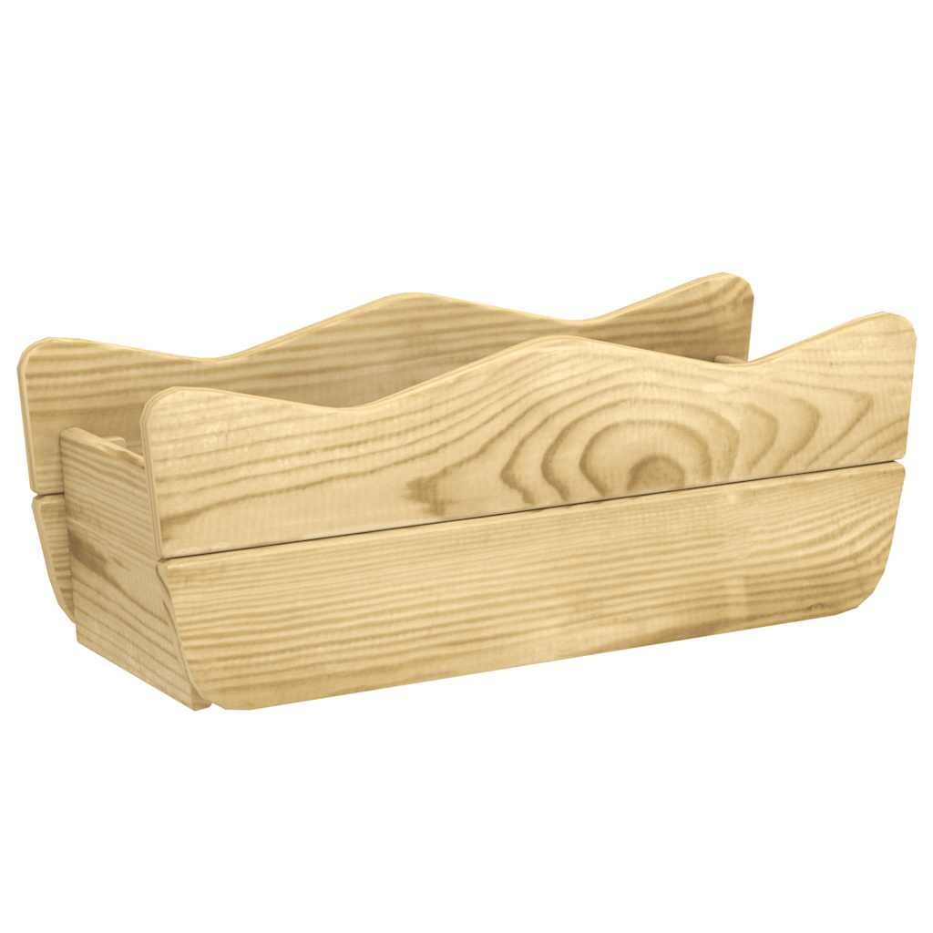 vidaXL Hochbeet Garten-Hochbeet 50x18x18 cm Kiefernholz Imprägniert (1 St)