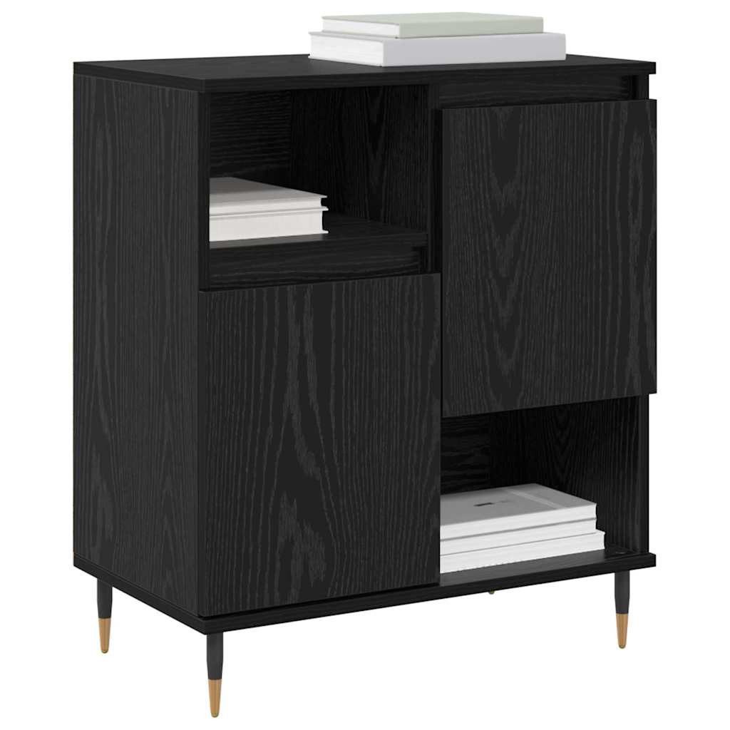 vidaXL Sideboard Sideboard Schwarz Eichen-Optik 60 günstig online kaufen