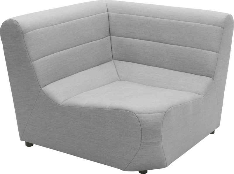 DOMO collection Sofa-Eckelement Soleil, pflegeleichter und wetterfester Bezug, Outdoor, besonderes Design und Formgebung, individuell erweiterbar