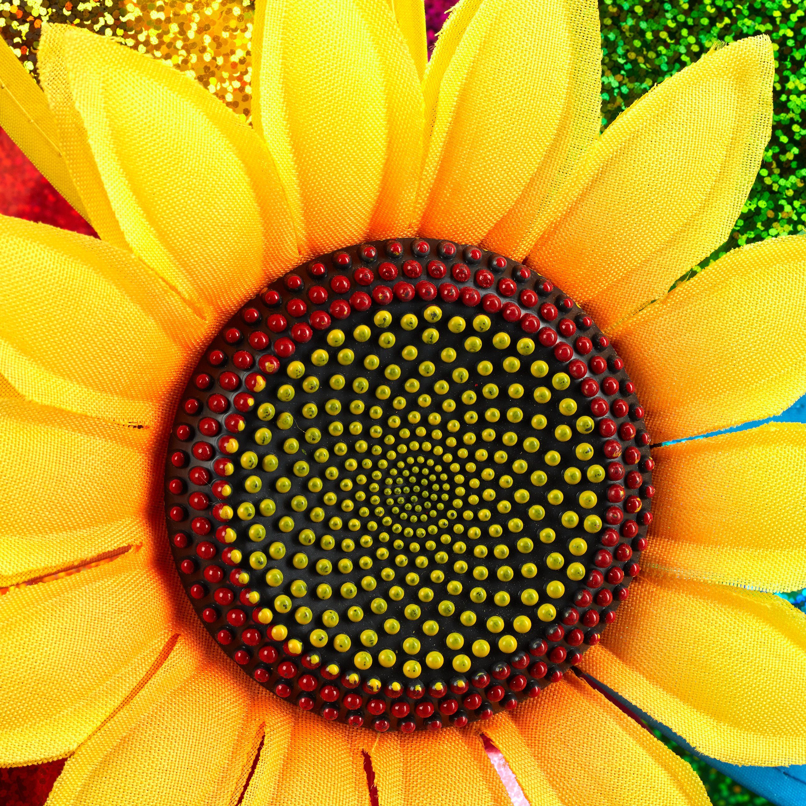 relaxdays Windrad 10 x Windrad Blume