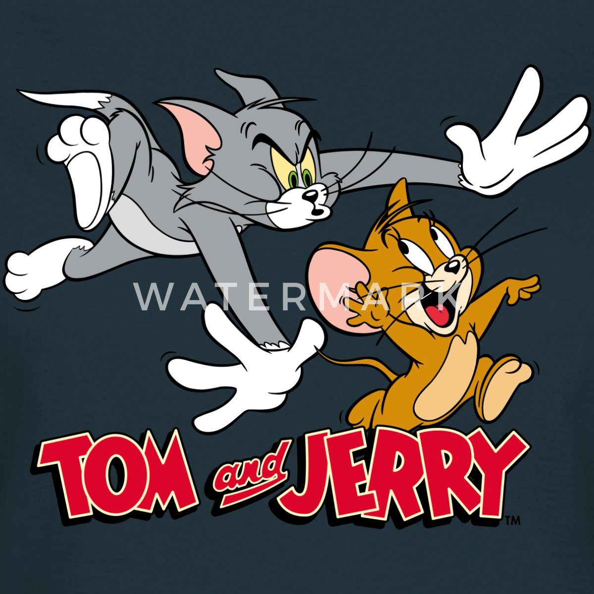 Spreadshirt T-Shirt Tom Und Jerry Verfolgung günstig online kaufen