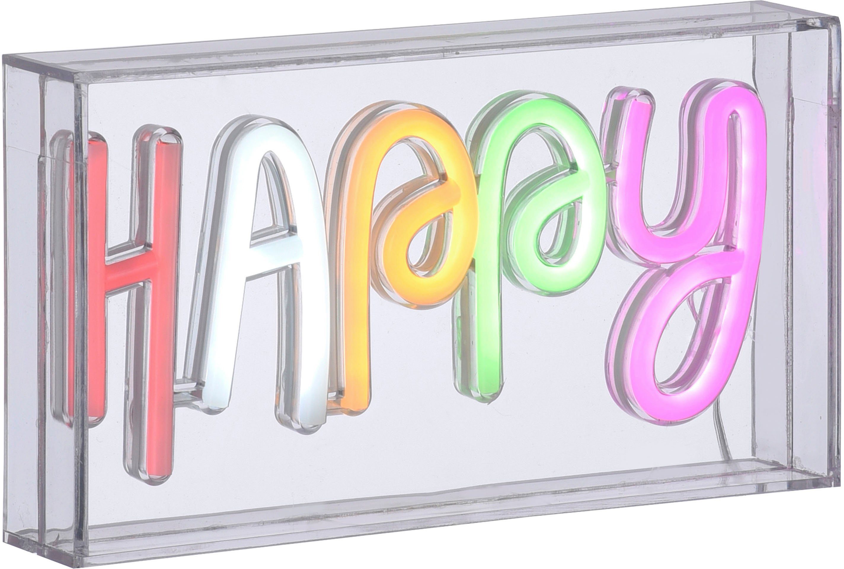 JUST LIGHT LED Wandleuchte NEON-HAPPY, LED günstig online kaufen