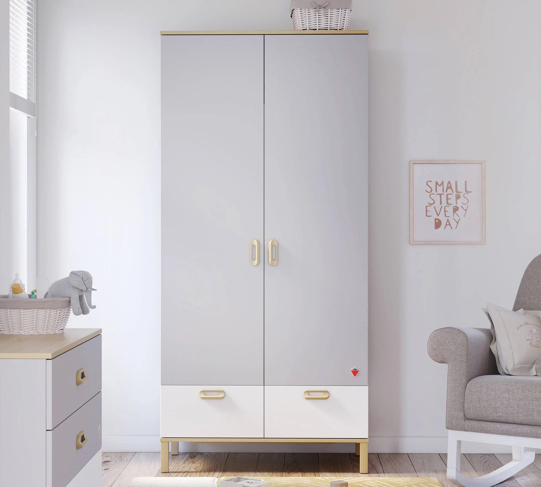 Möbel-Zeit Kleiderschrank MINO, 2-trg.