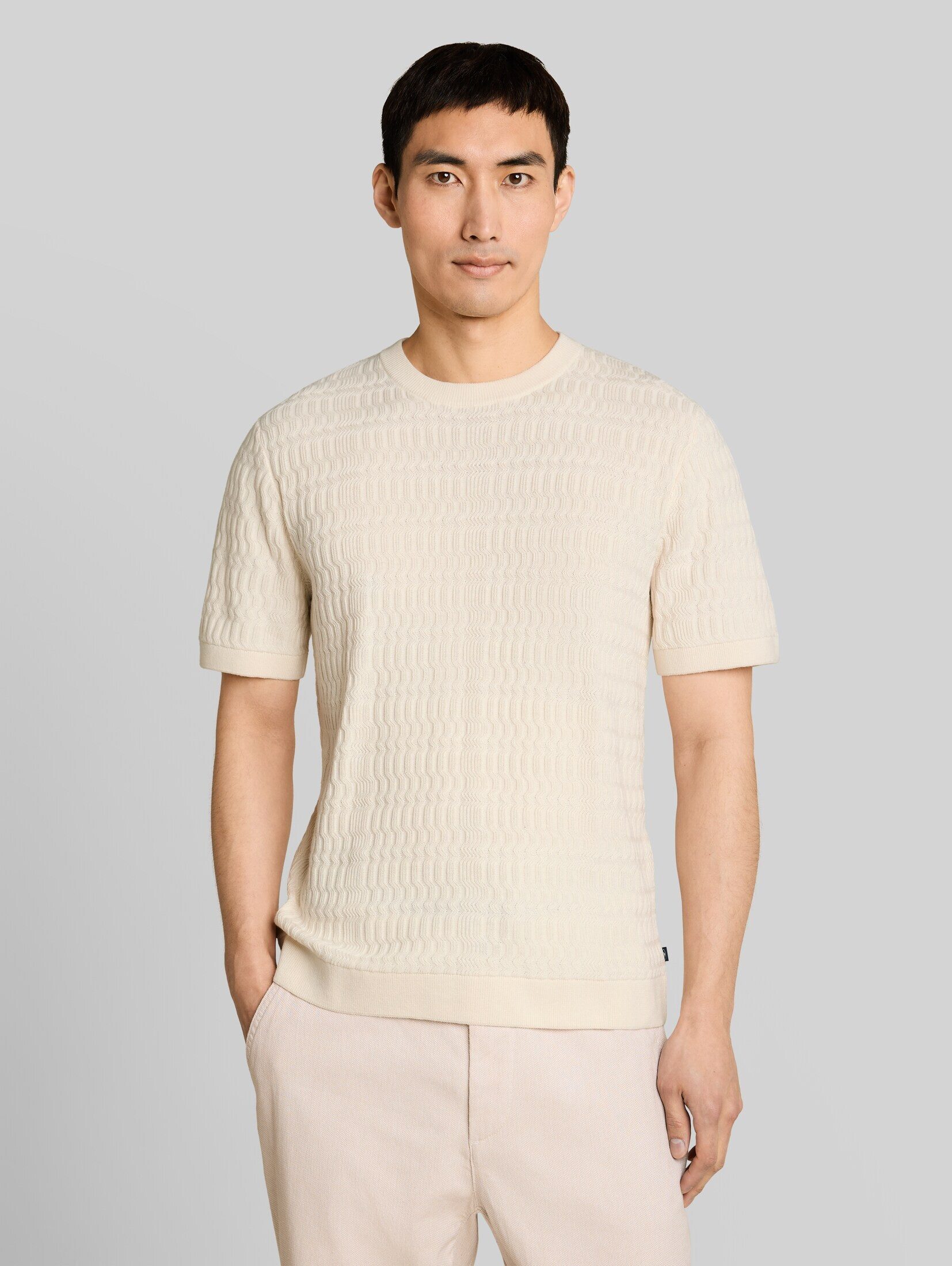 TOM TAILOR T-Shirt Pullover & Strickjacken Strickpullover mit Rippstruktur