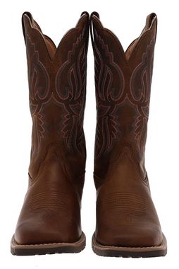 Ariat HYBRID RANCHWORK Braun Cowboystiefel Damen Westernreitstiefel