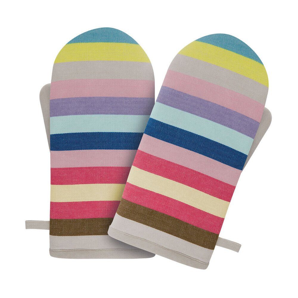 Remember Topfhandschuhe Ofenhandschuhe Nr. 2 2er-Set mehrfarbig, (Set, 2-tlg), Ofenhandschuhe Nr., 2-tlg., 14,00cm, Baumwolle, mehrfarbig