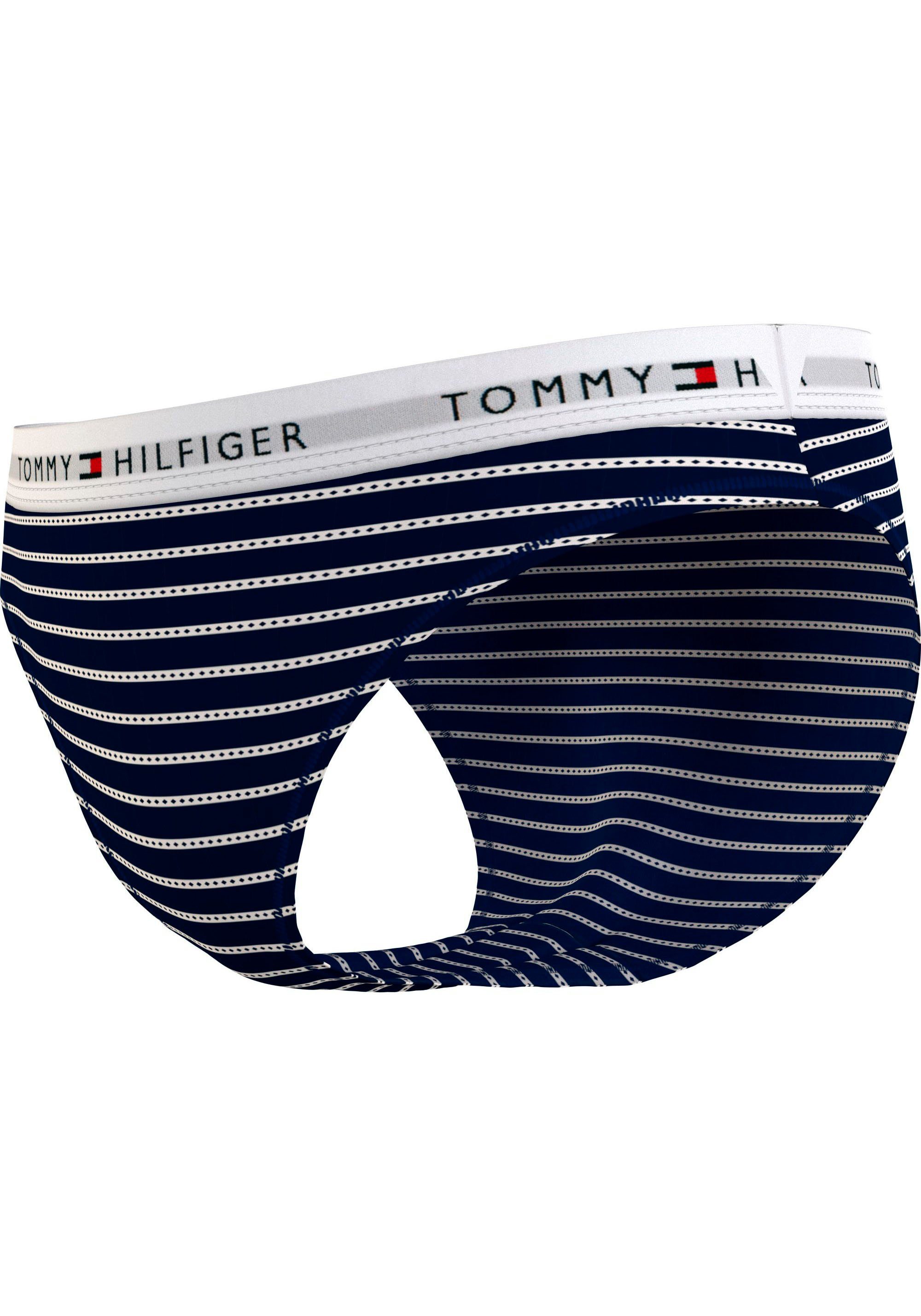 Tommy Logobund Underwear PRINT Bikinislip mit BIKINI Hilfiger Argyle_Stripe_Desert_Sky Hilfiger Tommy