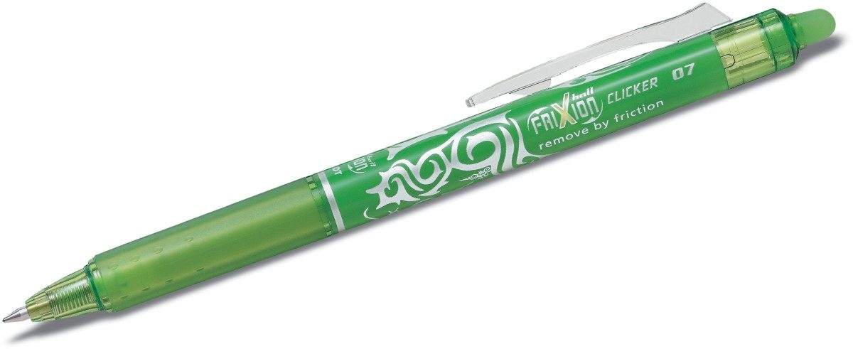 Pilot Pen Tintenfeinschreiber Tintenroller Frixion Ball Clicker 07 hellgrün