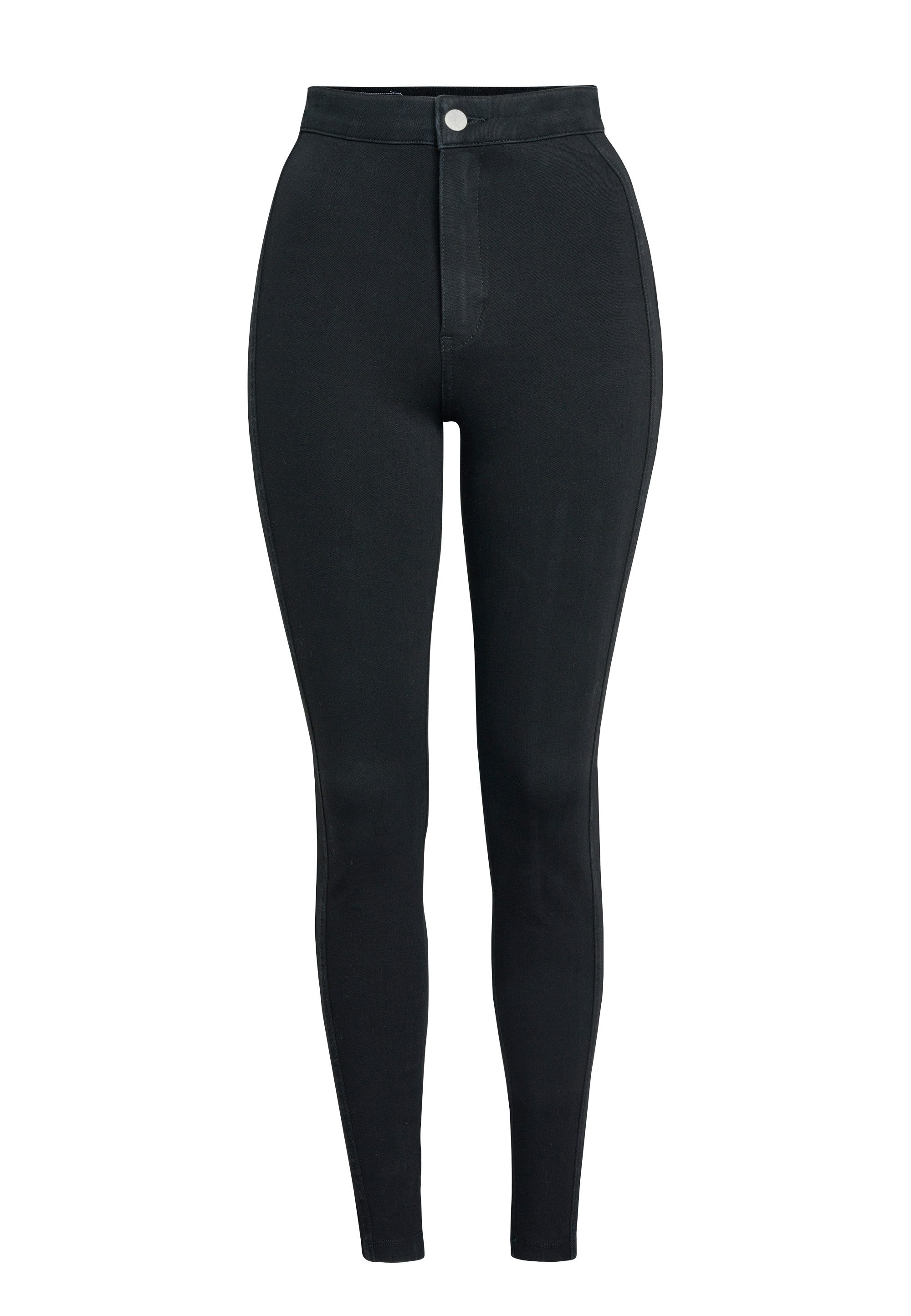 ITEM m6 Relaxhose Worked High Rise Shape-Technologie, hohe Leibhöhe, Stretch, produziert in Europa