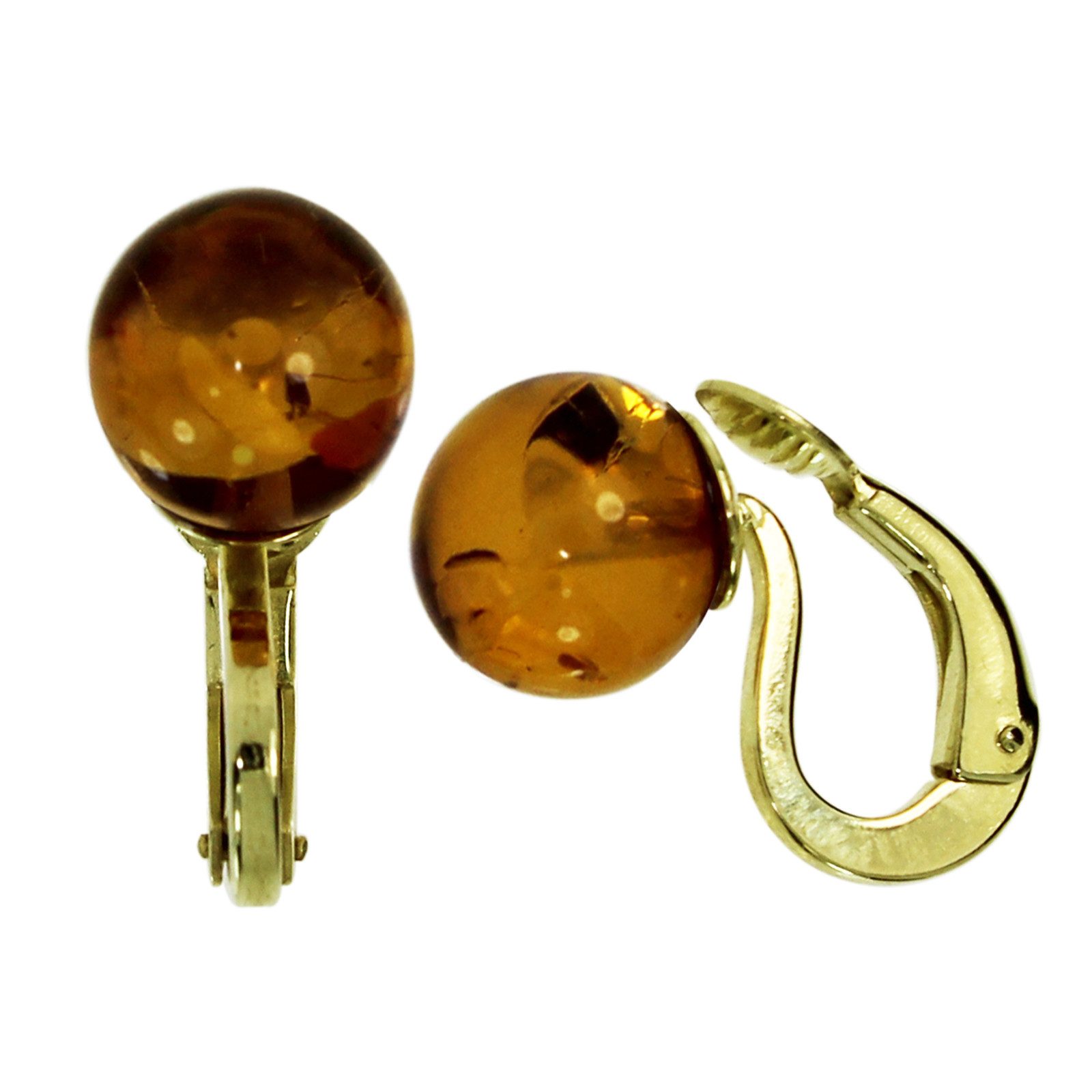 OSTSEE-SCHMUCK Paar Клипсы Ostsee-Schmuck Ohrclip Kugel 10 mm Ohrclip Kugel 10 mm (2-tlg)