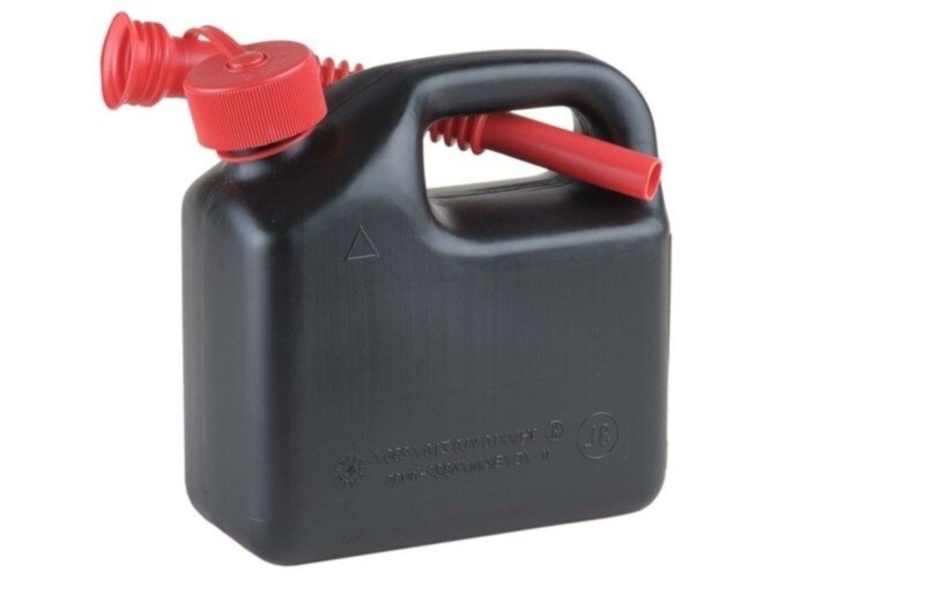 Benzinkanister Kraftstoff-Kanister STANDARD 3 L, HDPE schwarz