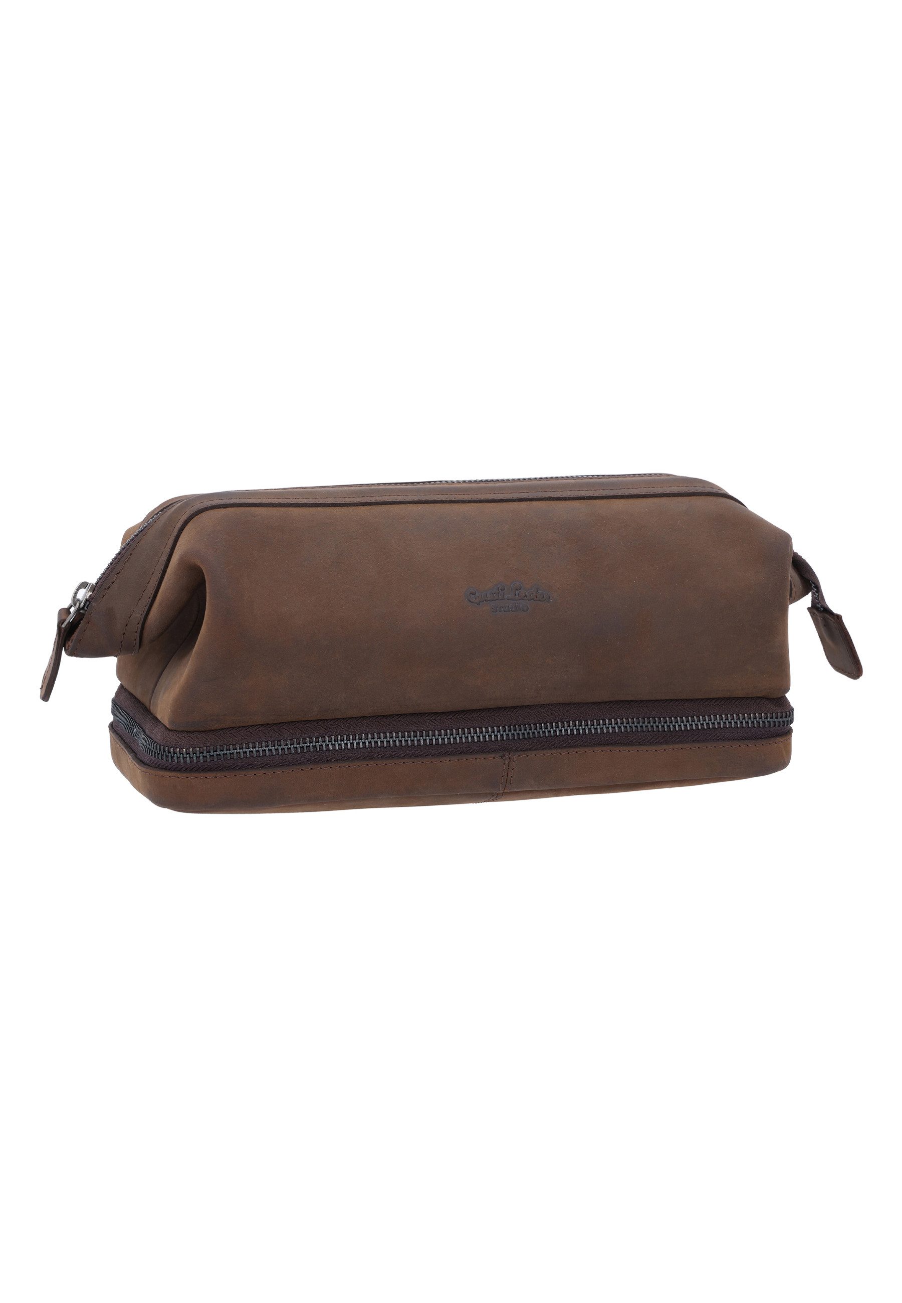 Gusti Leder Kulturbeutel Gusti Leder Waschtasche Quinn (1-tlg)
