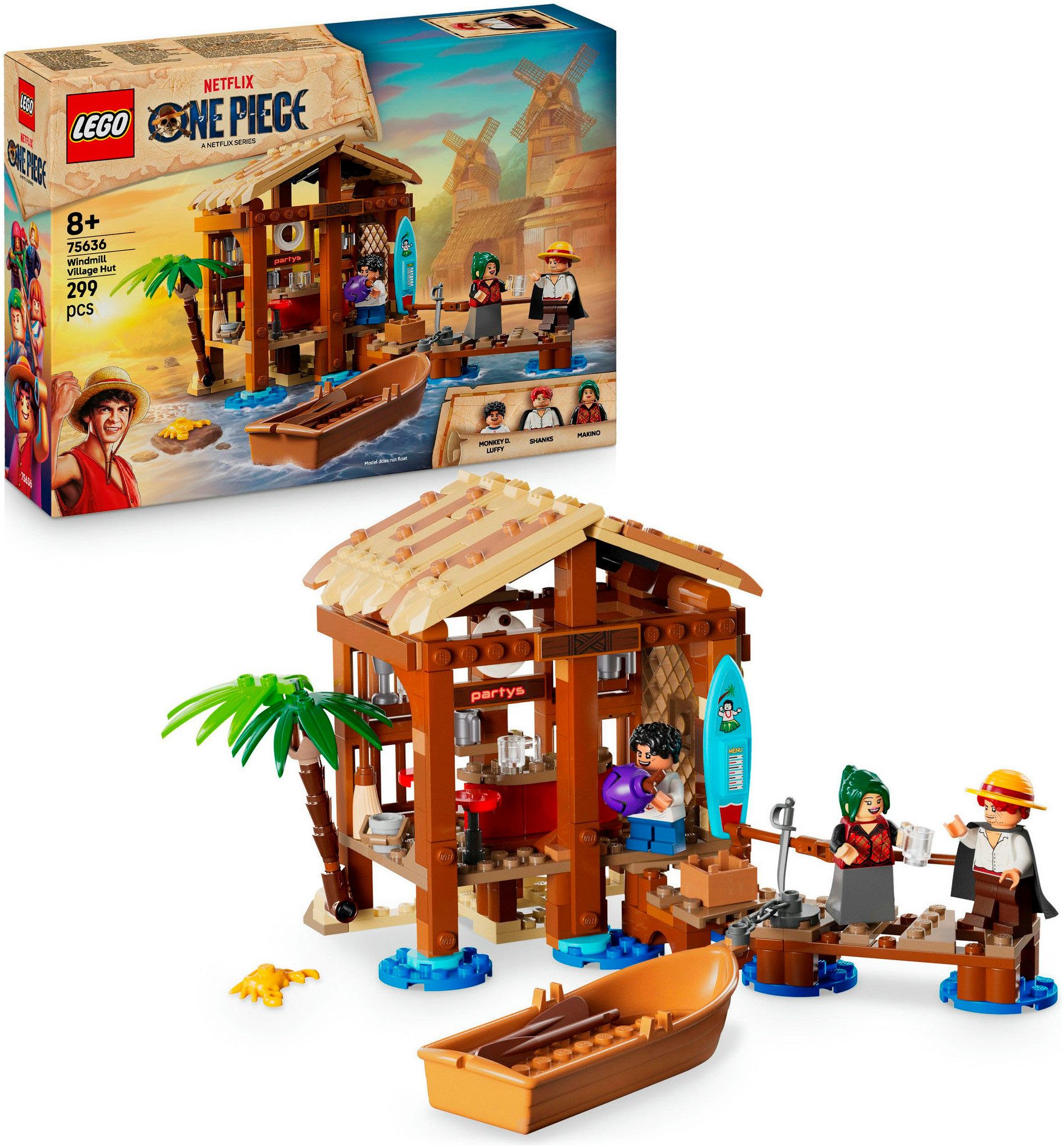 LEGO® Hütte im Windmühlendorf (75636), LEGO One Piece Konstruktionsspielste günstig online kaufen