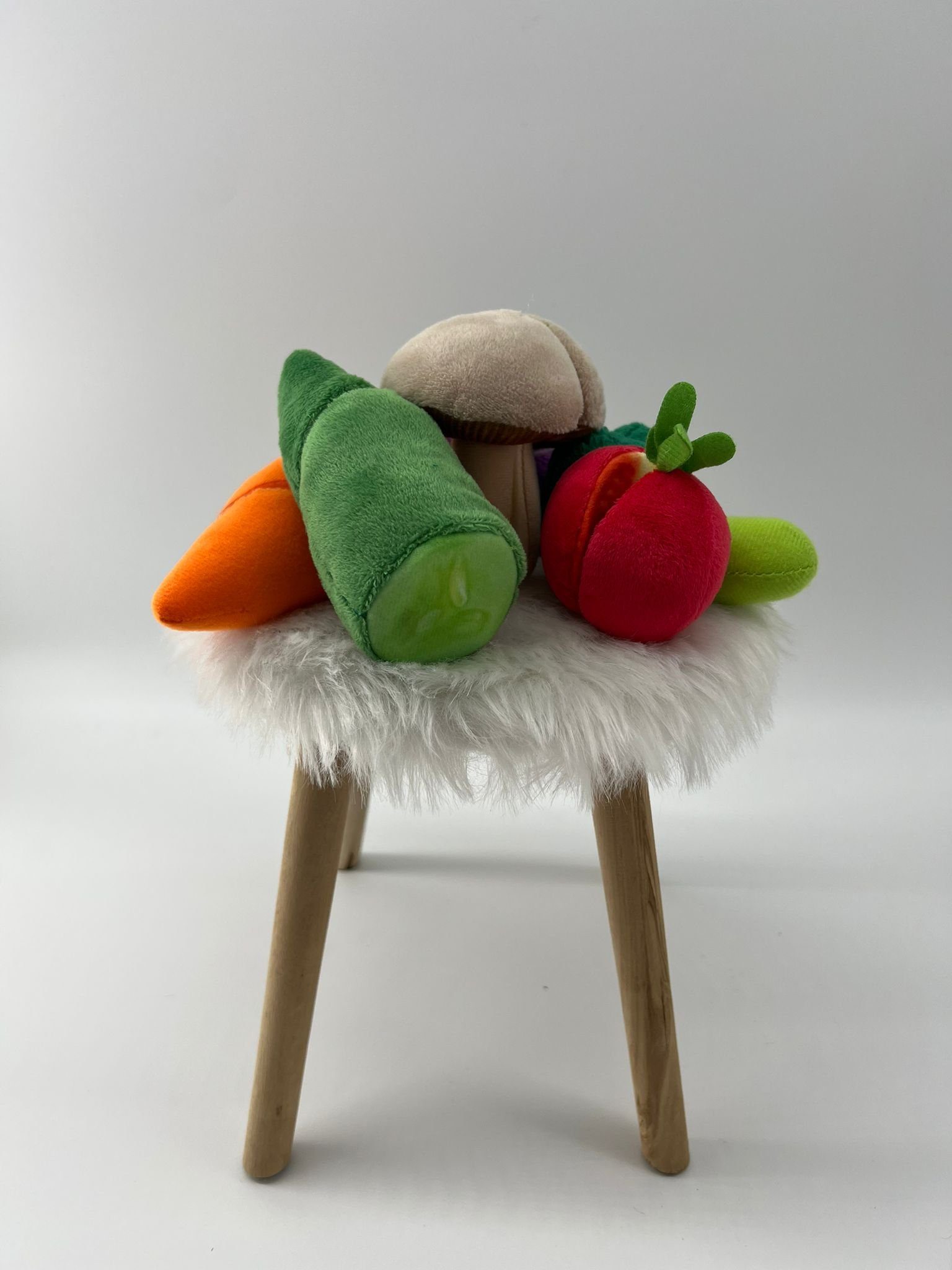 soma Kaufladensortiment Obst- & Gemüsekorb Plüsch Spielset Zubehör Kinderkü günstig online kaufen
