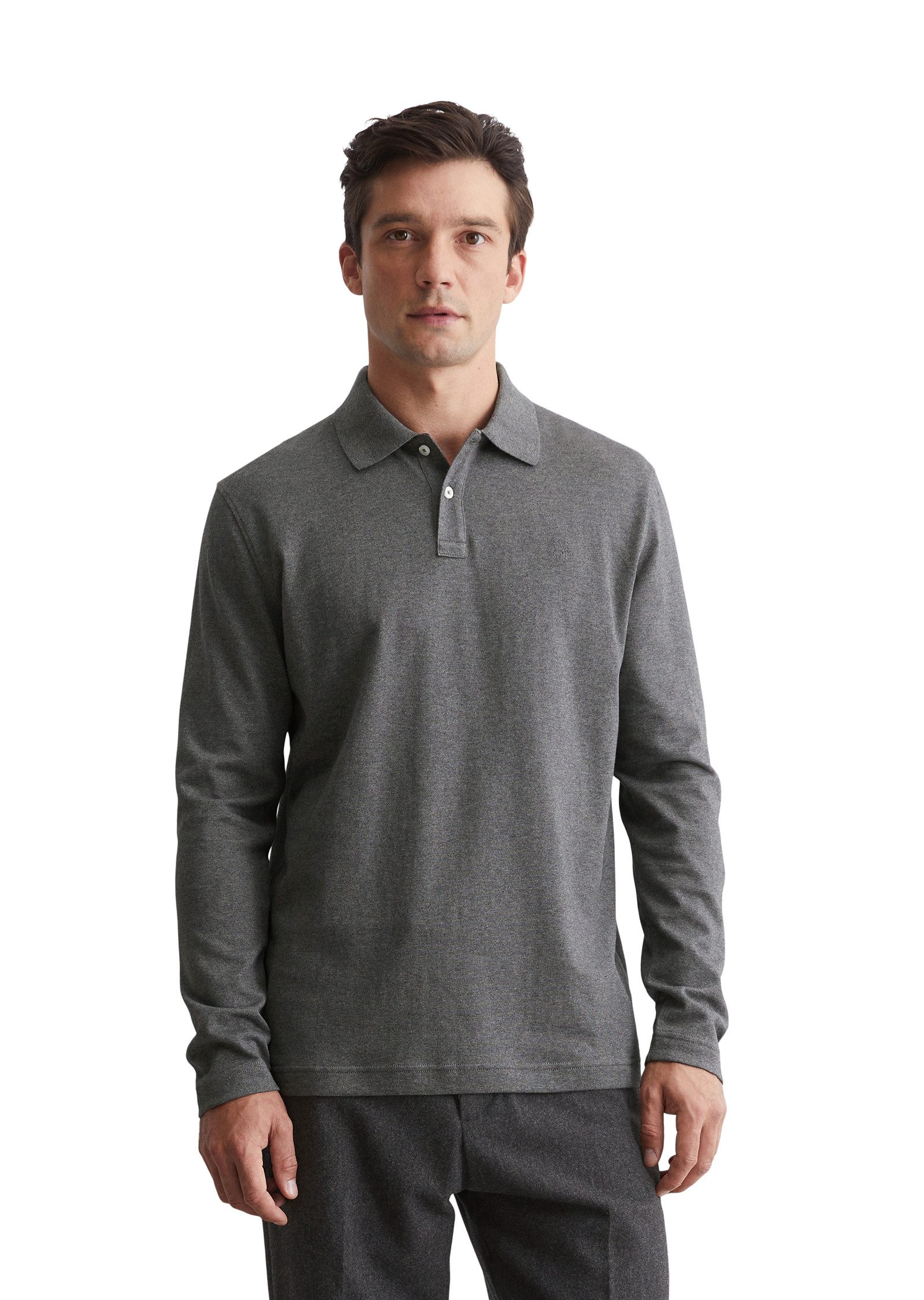 Langarm-Poloshirt