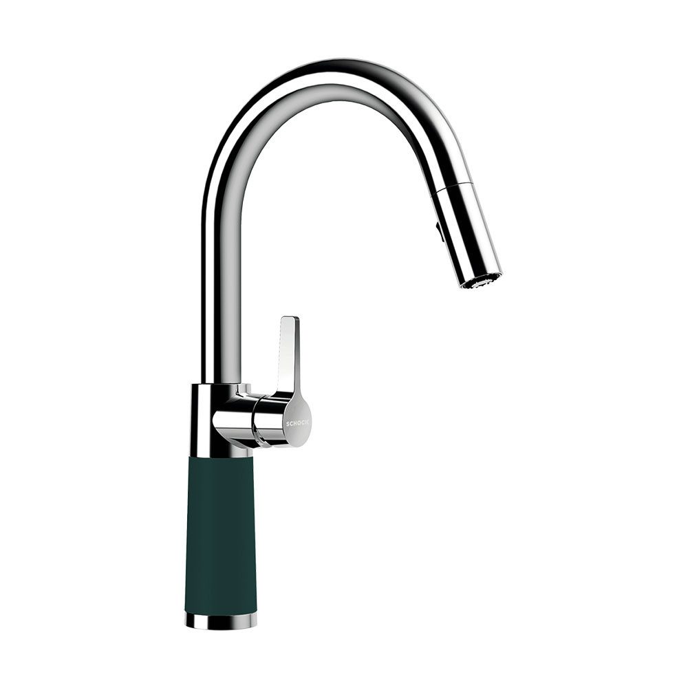 Schock Küchenarmatur SC-520 Chrom/Cristadur ausziehbarer Auslauf