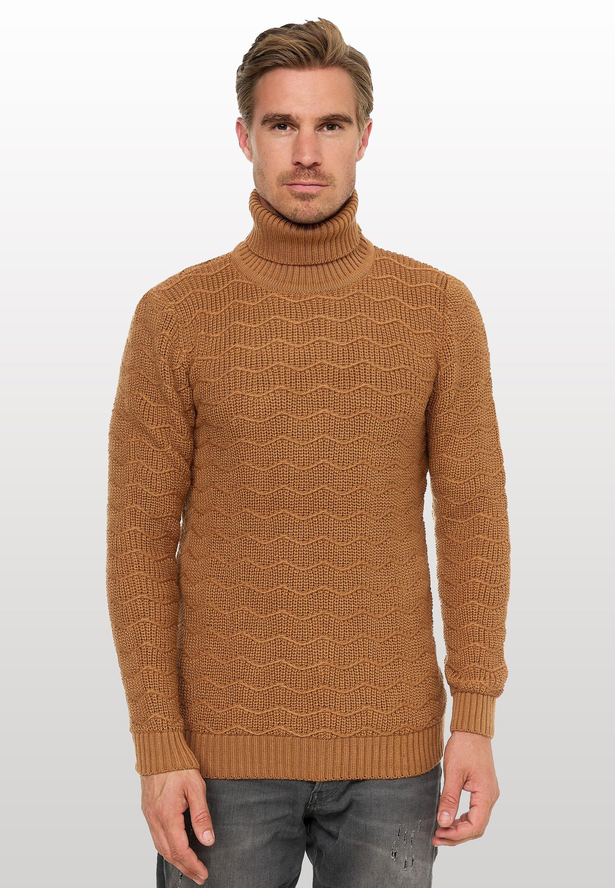 Rusty Neal Rollkragenpullover im angesagten Design