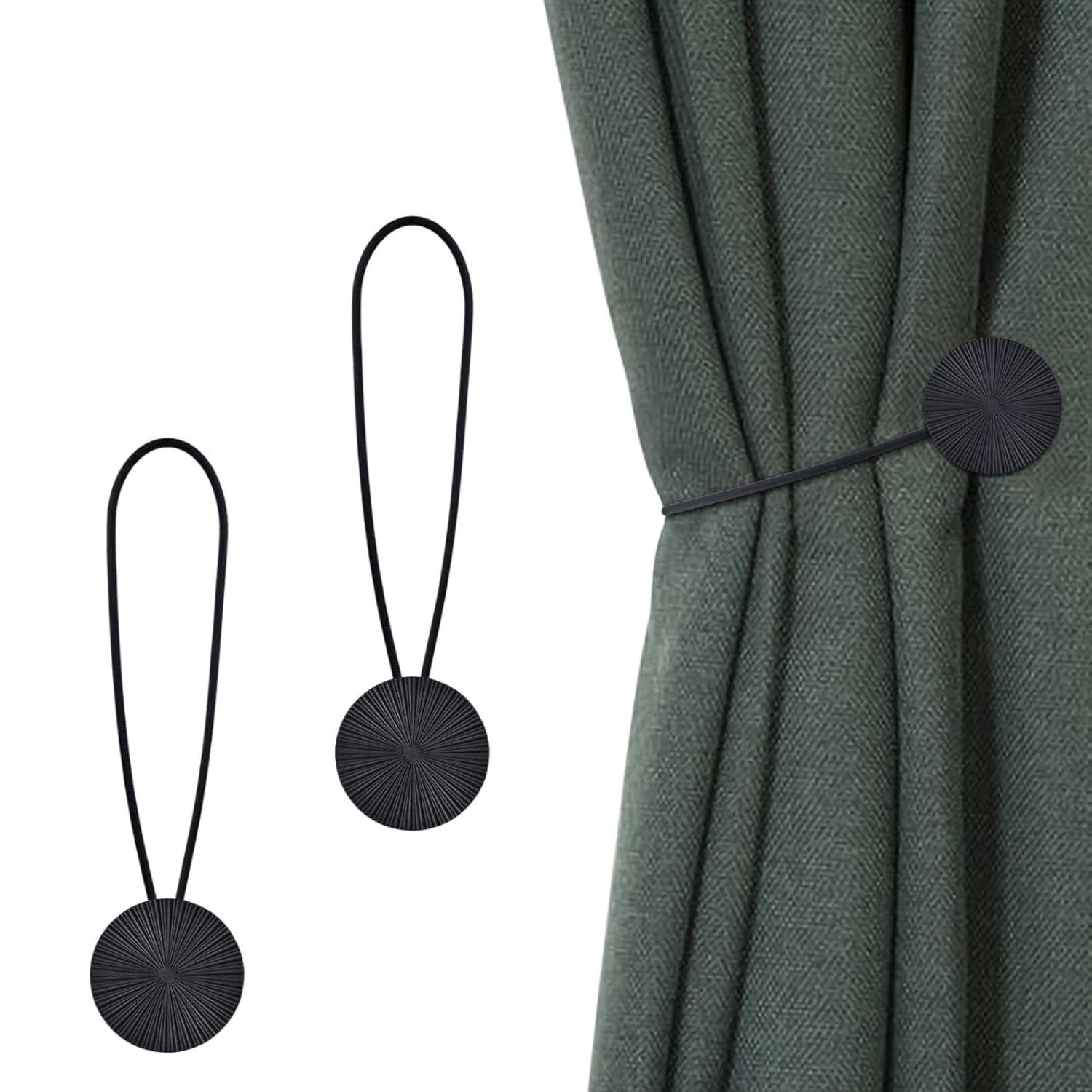 BYSURE Raffhalter, Vorhangschnalle aus Metall ohne Stanzbänder günstig online kaufen