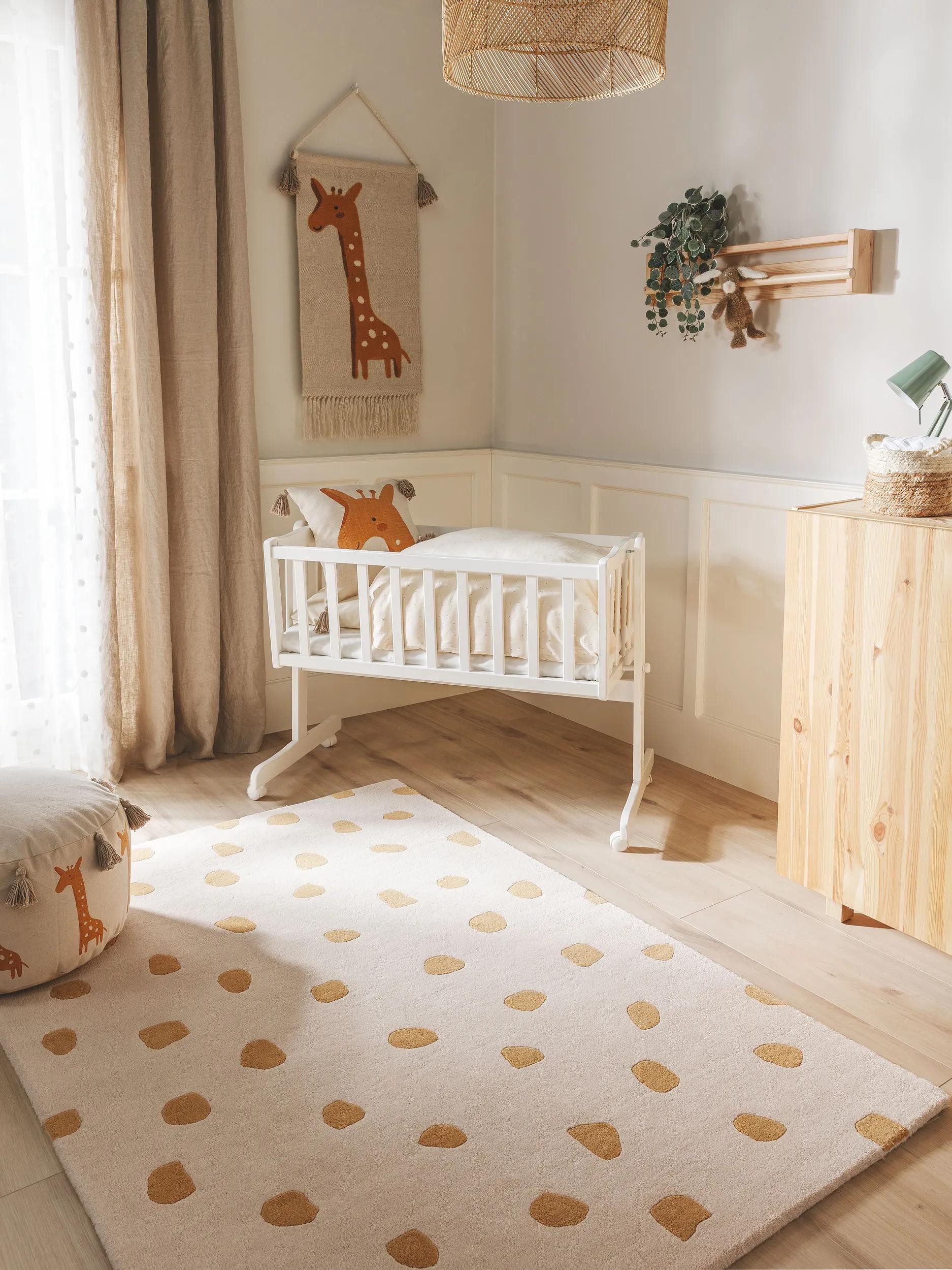 benuta Kinderteppich Savannah, rechteckig, Höhe: 11 mm, Kunstfaser, Berber, Ethno-Style, Wohnzimmer