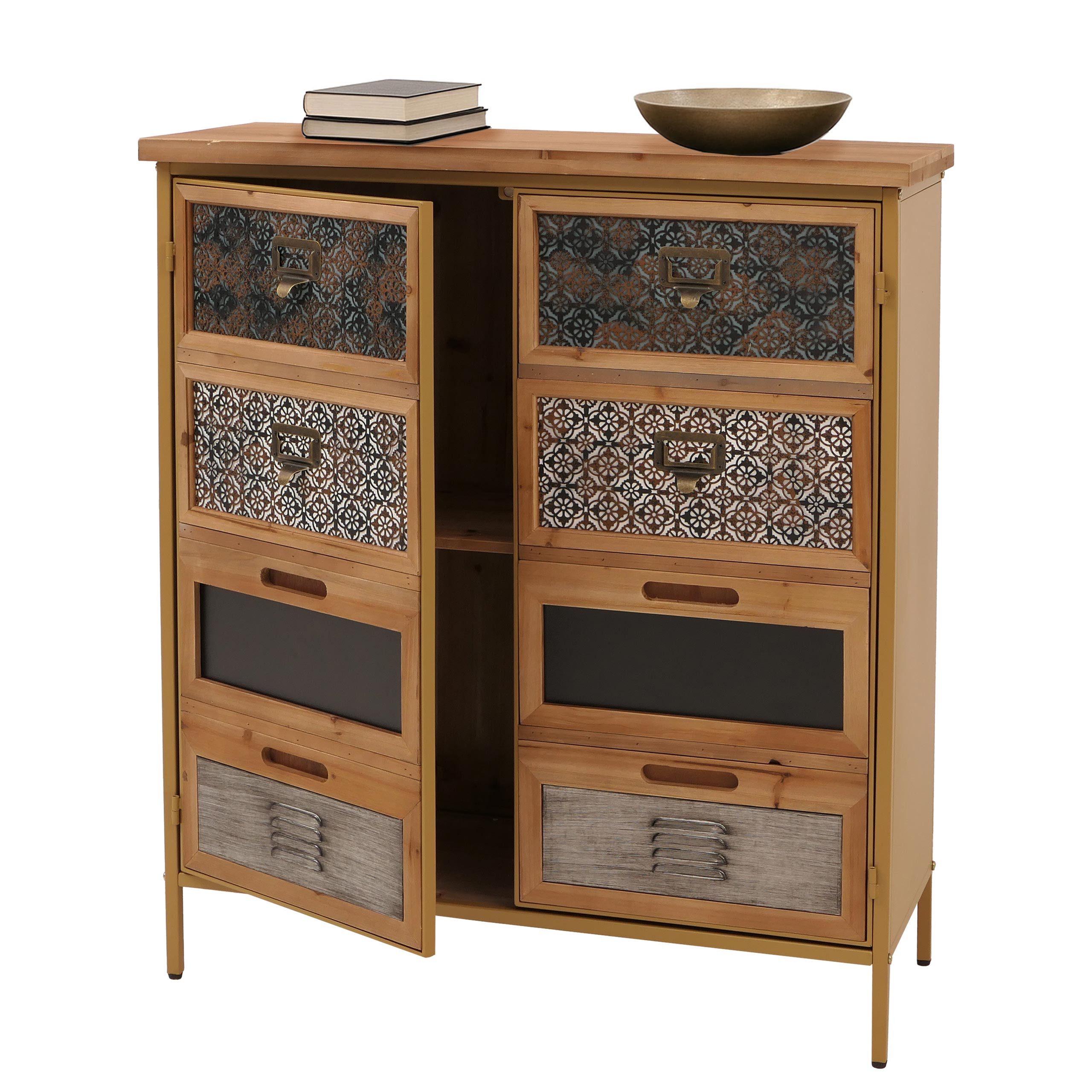 MCW Apothekerschrank MCW-O79-B Stabiles Gestell aus Eisen