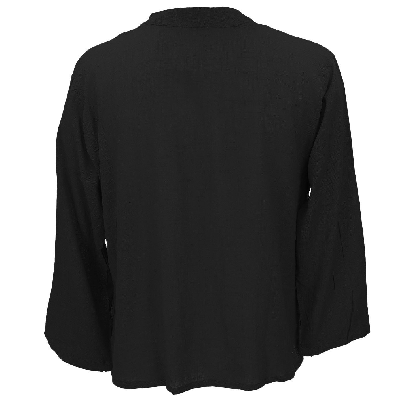 Guru-Shop Hemd & Shirt Yoga Hemd, lässiges Baumwollhemd mit.. Ethno Style, alternative Bekleidung