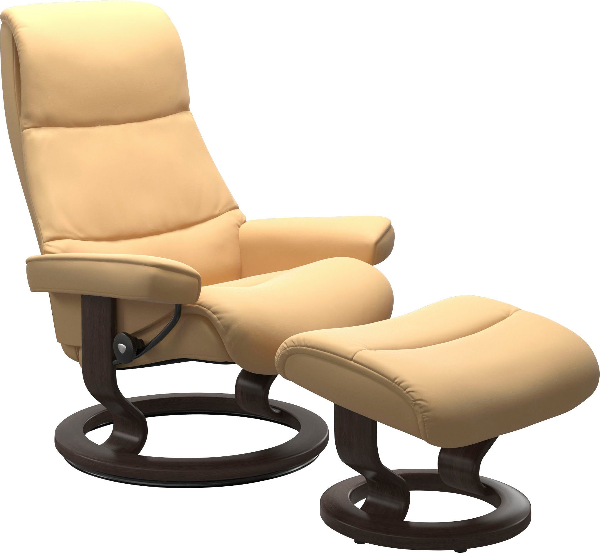 Stressless® Classic View, Relaxsessel M,Gestell mit Wenge Base, Größe