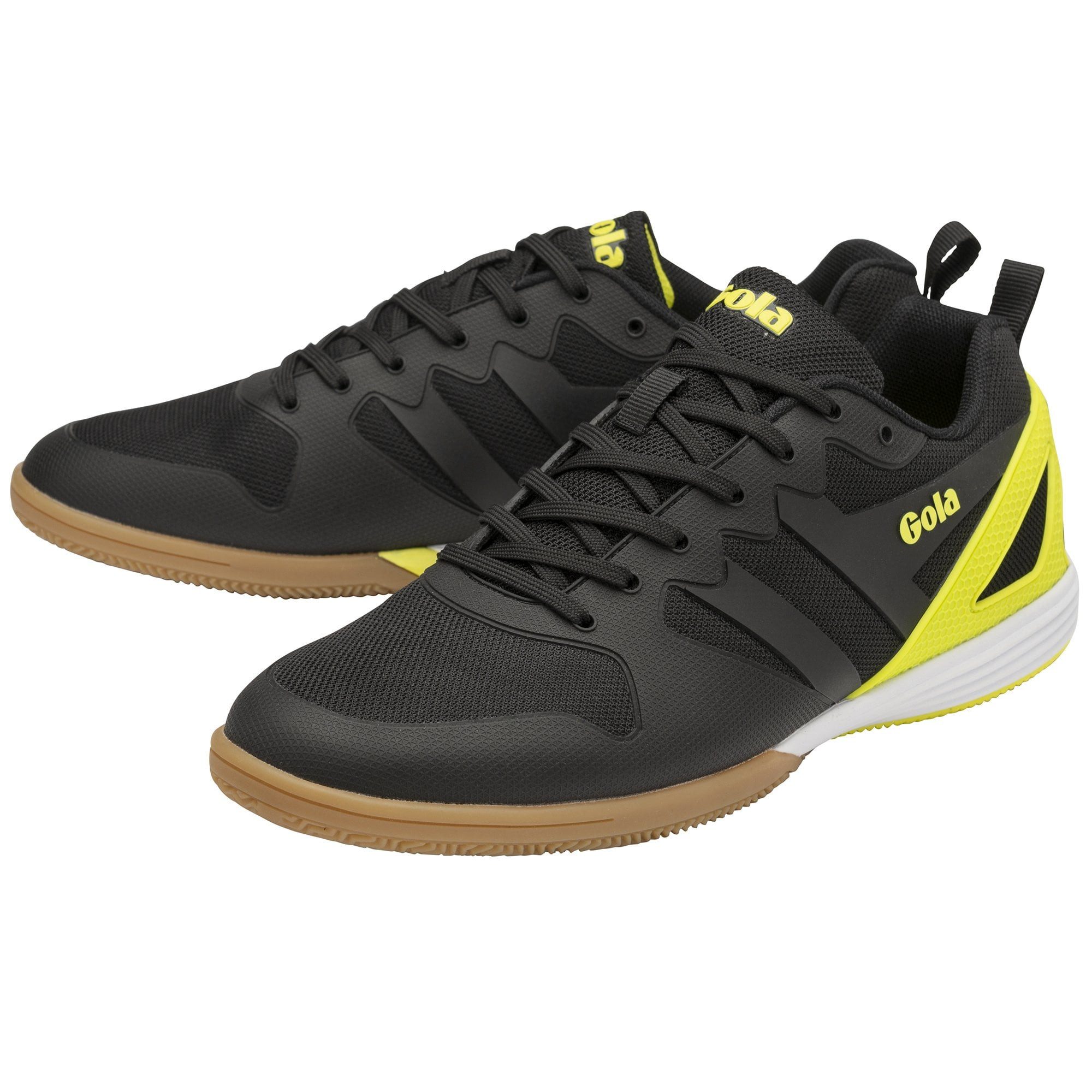 Hallen-Indoorschuhe Echo TX schwarz/volt Herren Badmintonschuh