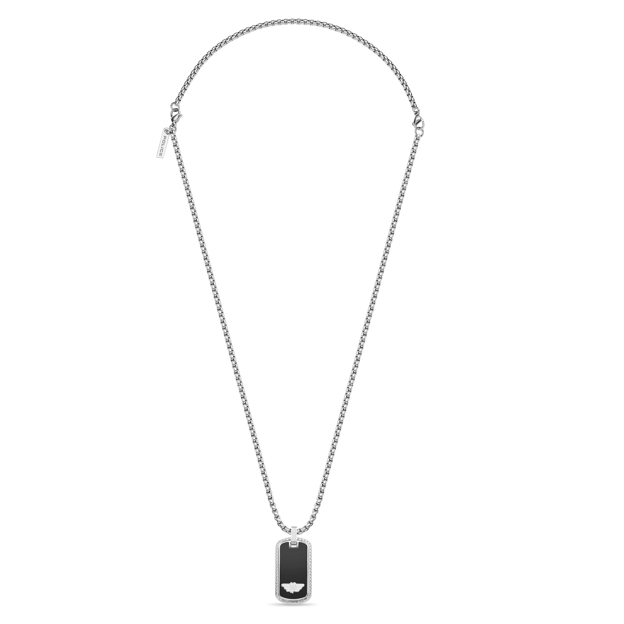 Police Kette mit Anhänger Stamp Dog Tag