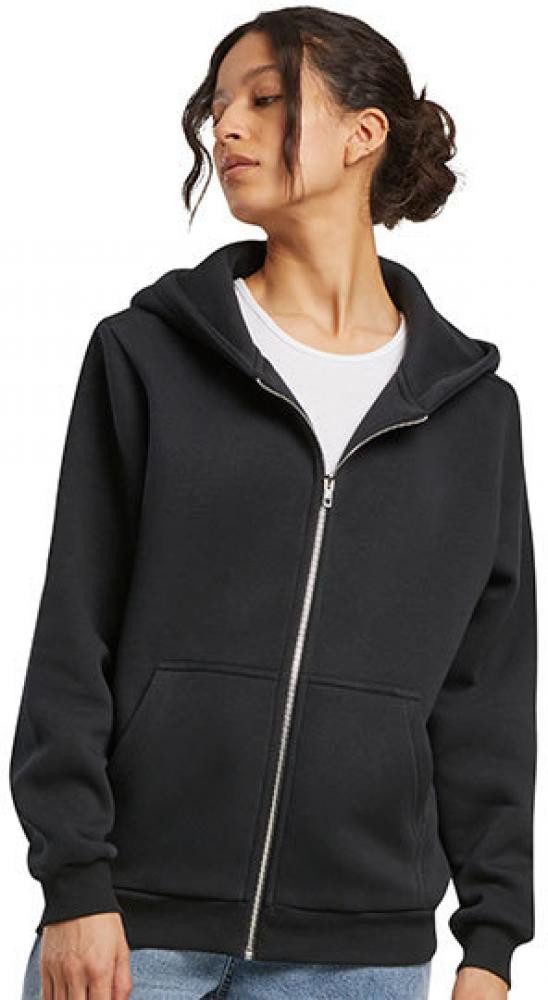 Build Your Brand Kapuzensweatjacke Damen Fluffy Zip Hoody Kapuzenjacke günstig online kaufen
