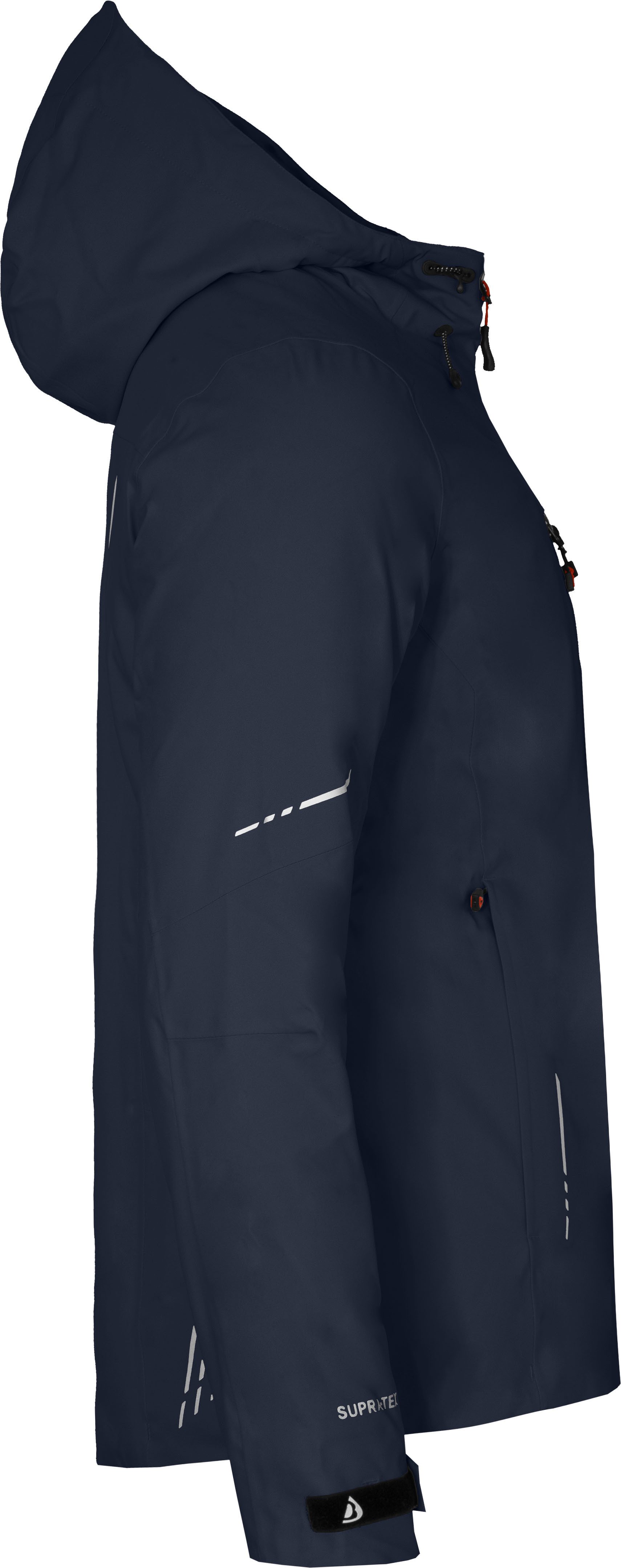 Bergson Regenjacke SKIEN THERMO Herren Regenjacke, leicht wattiert, recycelt, 20000 mm Wassersäule, N