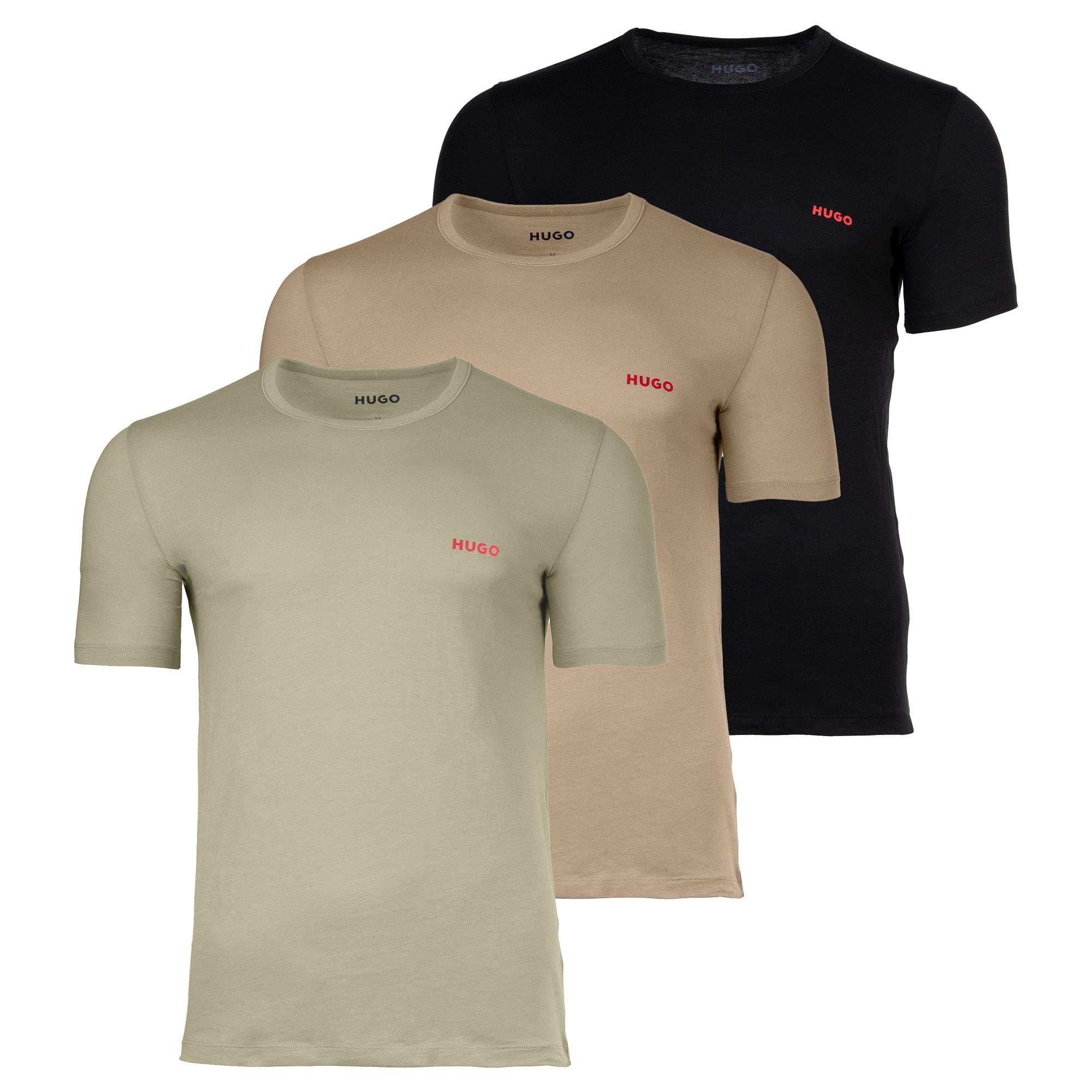 HUGO T-Shirt Herren T-Shirt 3er Pack günstig online kaufen