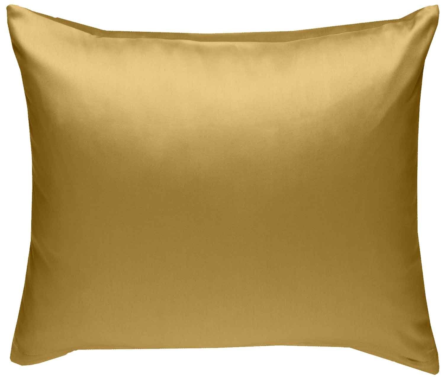 BETTWAESCHE-MIT-STIL Kissenbezug Mako Satin Kissenbezug uni einfarbig, (1 Stück)