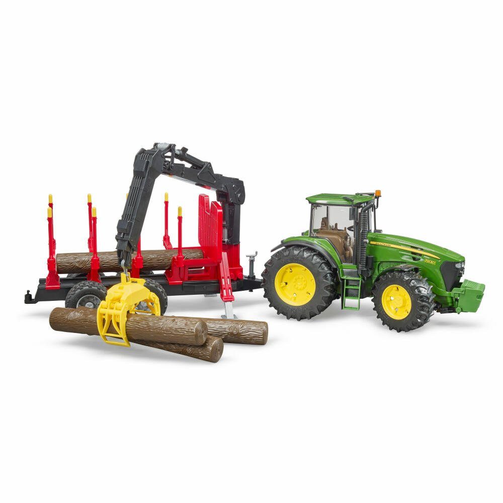 Bruder® Spielzeug-Traktor »03054 John Deere 7930 Traktor mit Rückeanhänger«